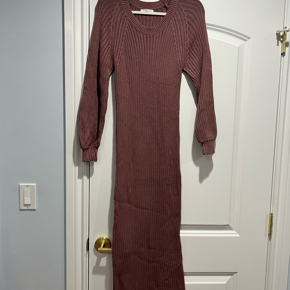 Mauve Knit Dress